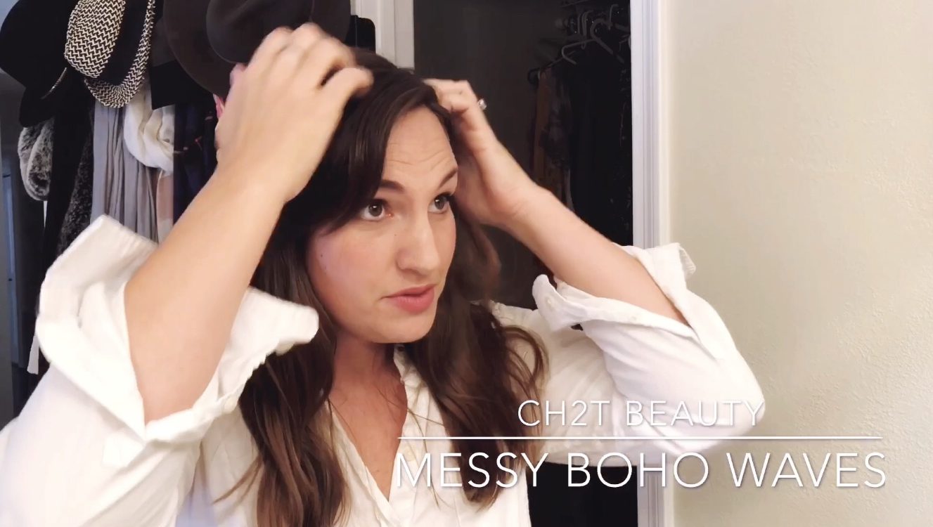 CH2T Beauty: Messy Boho Waves Hair Tutorial | Cammeo Head to Toe